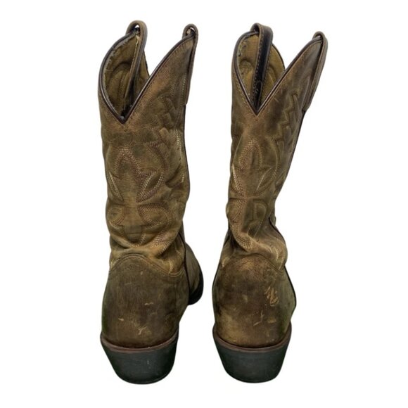 Laredo Birchwood Round Toe Cowboy Mens Brown Casual Boots 68452 Size 10.5 D - Picture 3 of 9